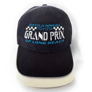 34th Annual Toyota Grand Prix of Long Beach Navy Blue and White Baseball Cap Hat